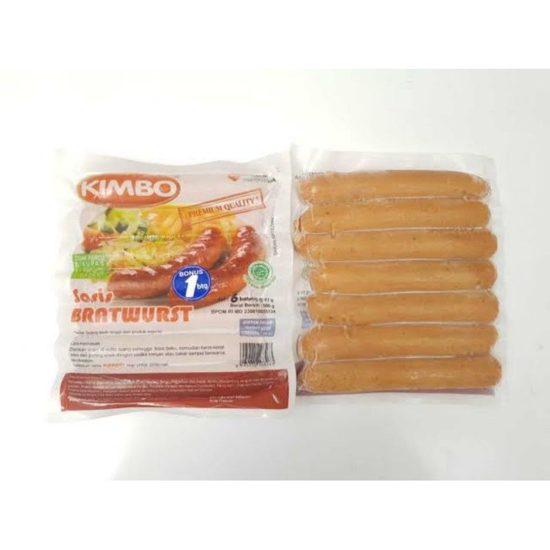 

sosis kimbo bratwurst 500gr