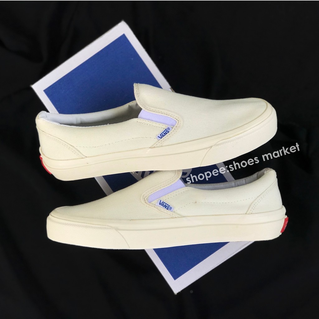 VANS SLIP ON OG OFF WHITE  MIROR PREMIUM IMPORT