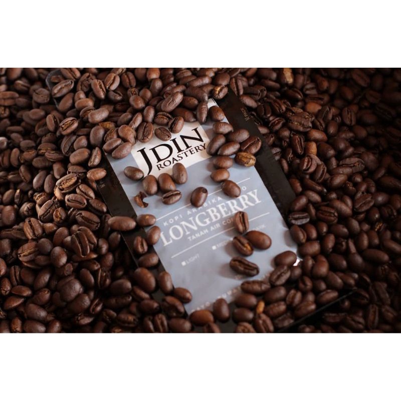 

Kopi Arabika Gayo LONGBERRY JDIN ROASTERY 100 gr, 250 gr dan 500 gr