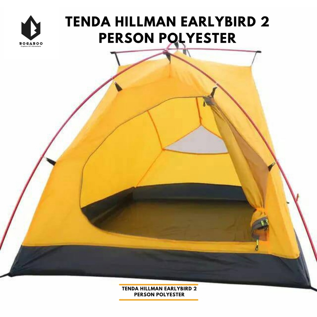 Tenda Hilman Earlybirds - Tenda Kapasitas 2 Person - tenda waterproof - tenda double layer