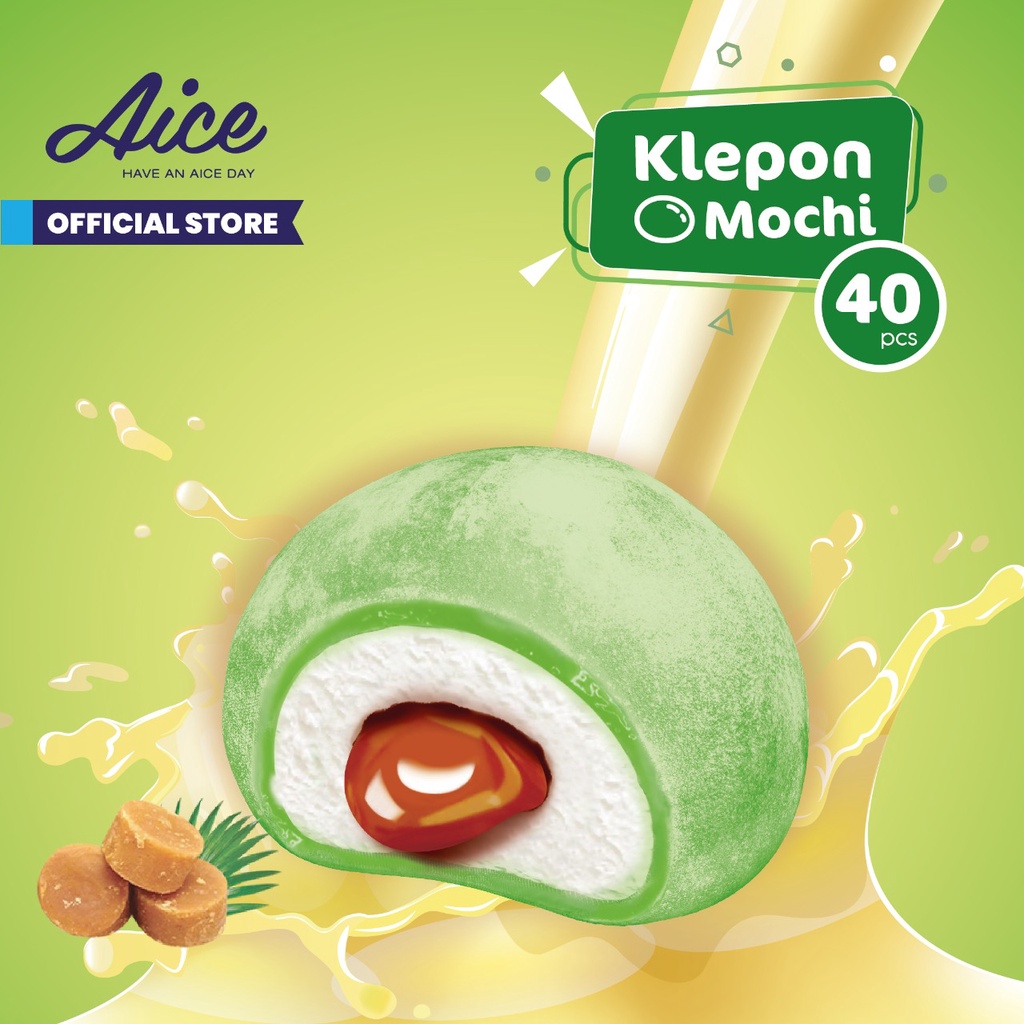 Jual Aice Ice Cream Mochi Klepon Es Krim 1 Karton Isi 40 Pcs Indonesiashopee Indonesia 0841