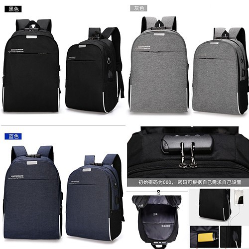 GudangTas JT321 PROMO TAS RANSEL FASHION IMPORT PREMIUM REALPIC MODEL TERBARU TAS LAPTOP KULIAH