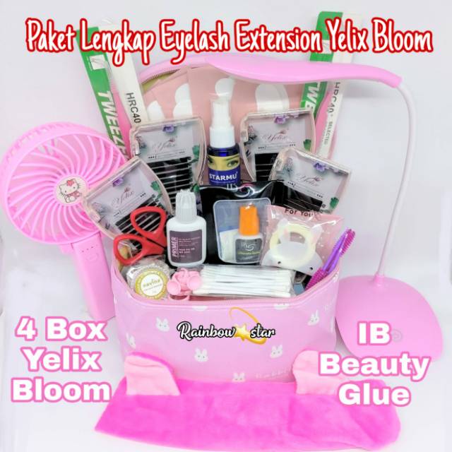 Paket Lengkap Eyelash Extension Yelix Bloom