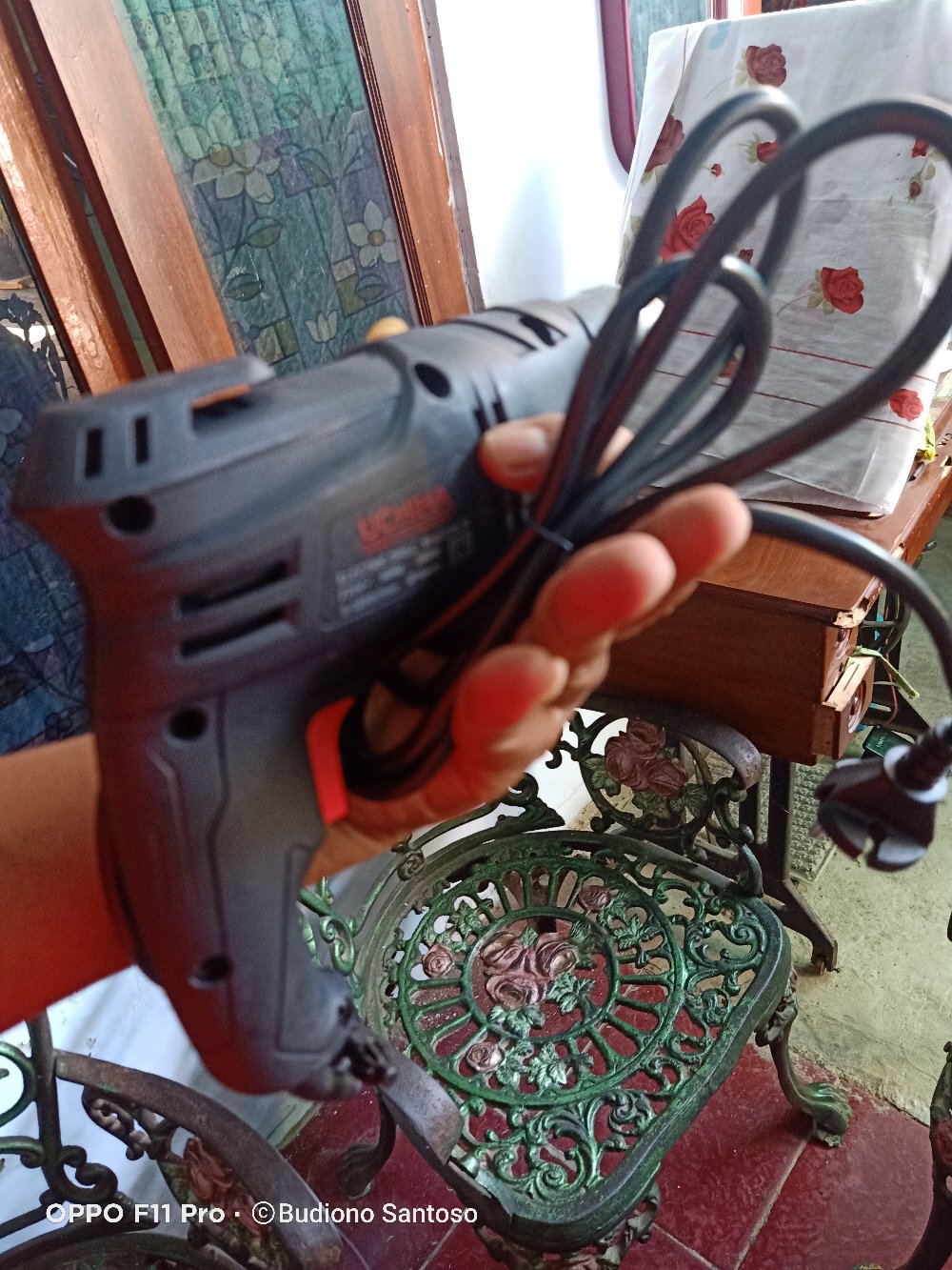 Mesin Bor 10mm Model Maktek Merk Uchiha Qualiti Japan Bolak Balik Besi Kayu Tembok