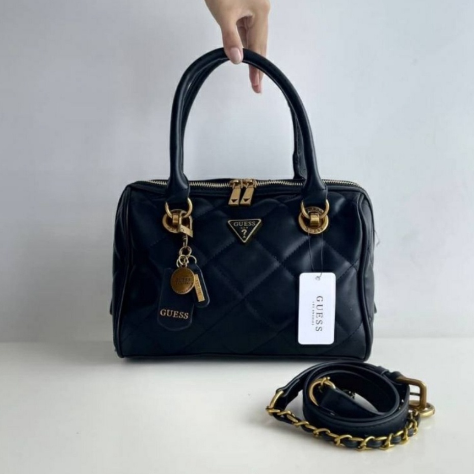 PGBAGS-SLINGBAG IMPORT/SELEMPANG WANITA GGS/GUESS CESSILY BOX SATCHEL PREMIUM#193900