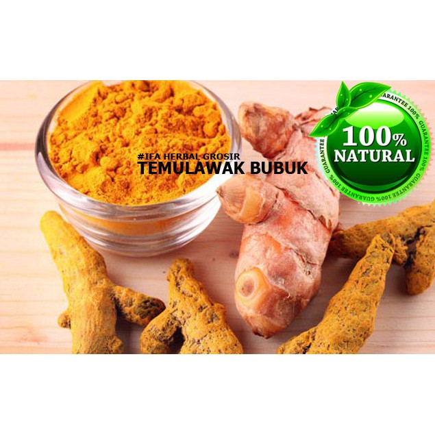 

Jamu Herbal Tradisional Tanaman Obat Temulawak Bubuk Asli