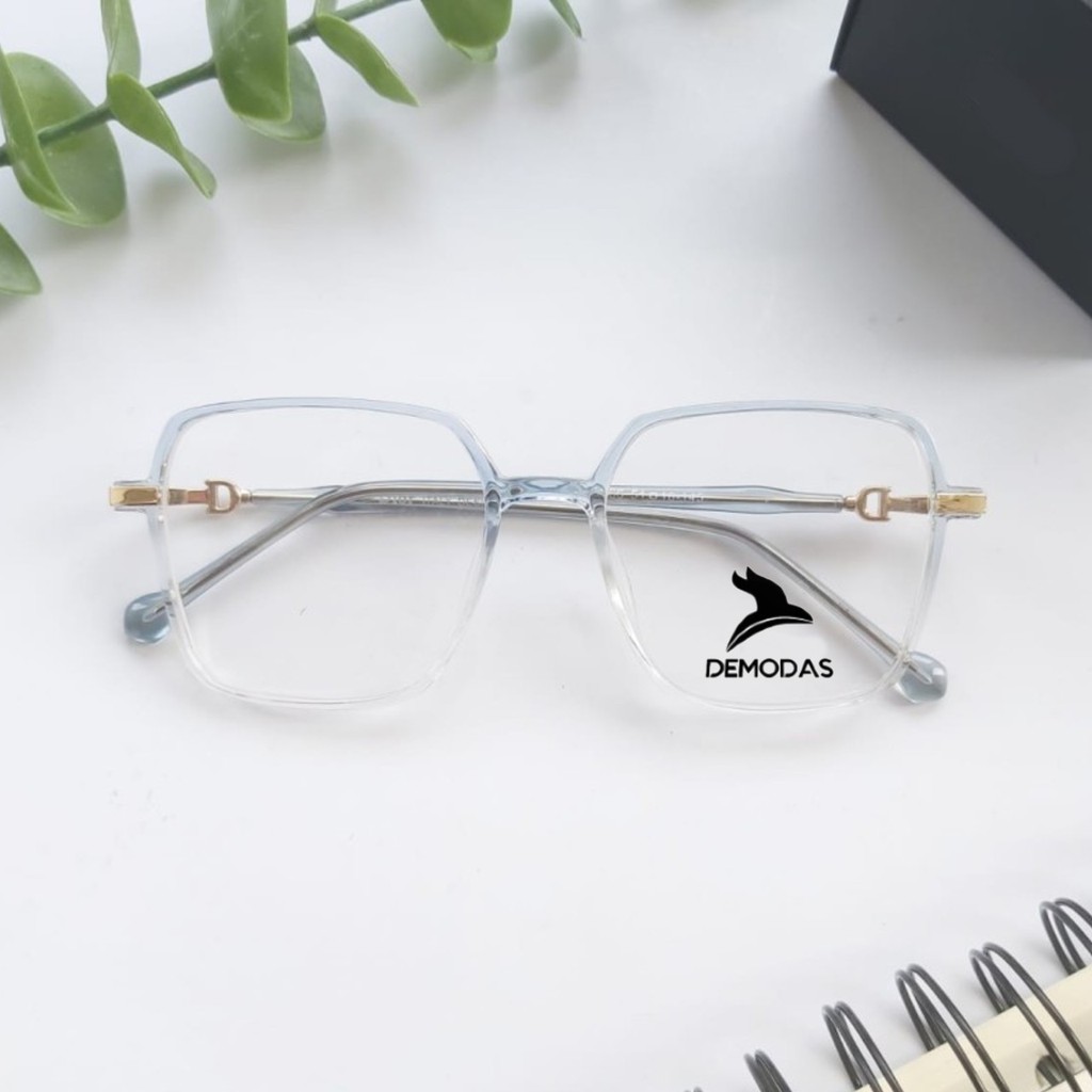 Demodas Kacamata Minus Wanita Photocromic Bluecromic Anti Radiasi Blueray Photochromic Bluechromic Frame Kacamata Wanita Silinder Normal Mines 0366 Demodas Glasses