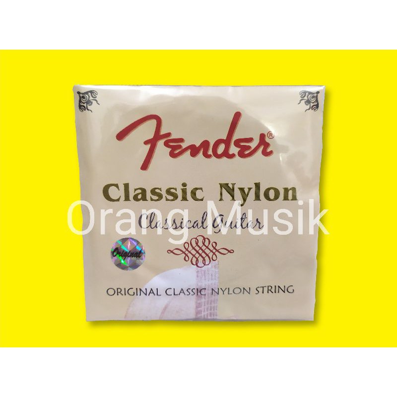 Senar Original Fender Classic Nylon - Senar Gitar Fender Nylon Original Import