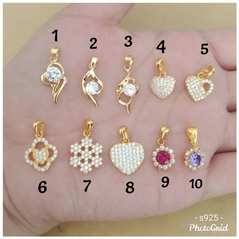 LIONTIN KUNING/GOLD PERAK ASLI LAPIS KUNING LTGB GOLD