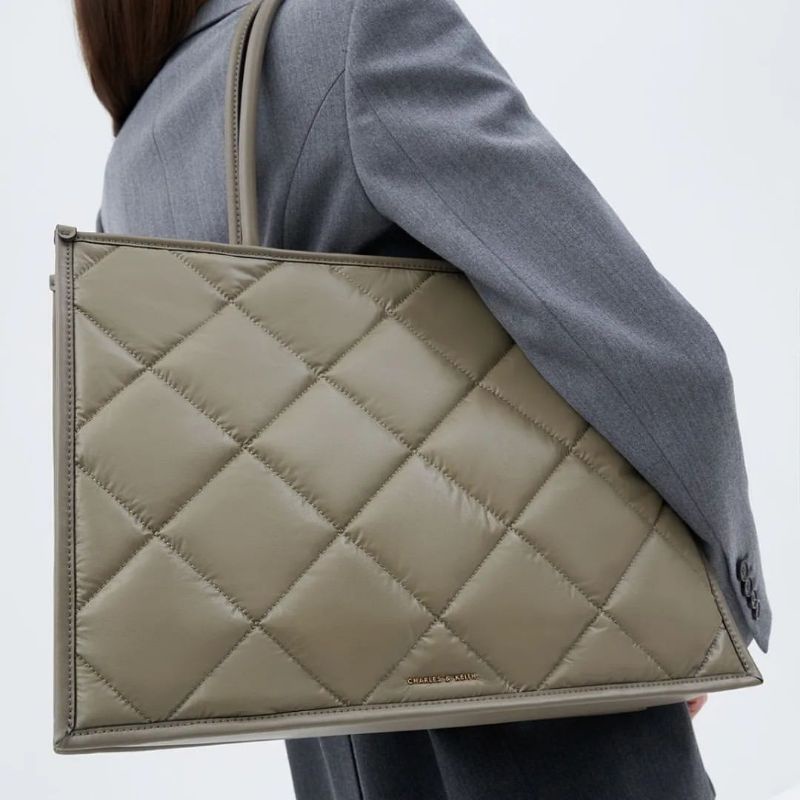 7.7 SALE | CK Celia Double Handle Quilted Tote Bag