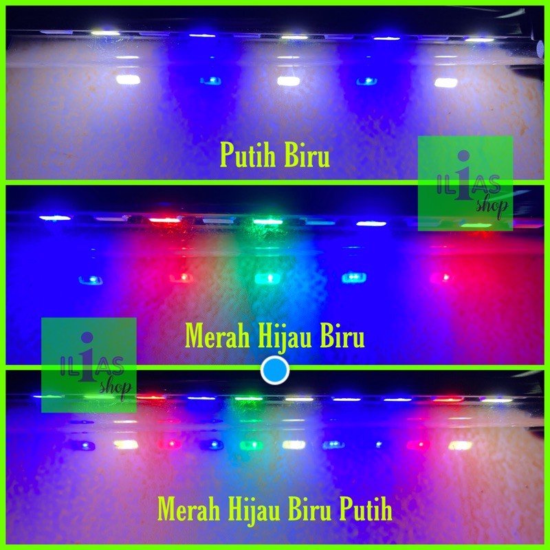 Lampu LED Celup KIYOSAKI Aquarium 80cm 3 mode cahaya warna KLC T4 800 80