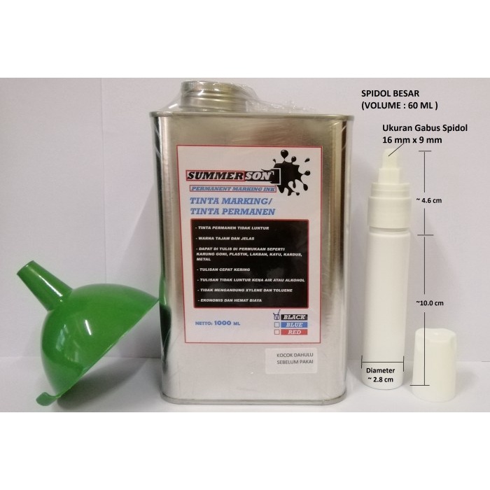 

Cantik Tinta Refill Spidol Permanen Summerson 1 Liter Diskon