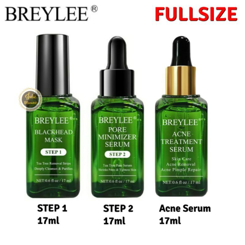 BREYLEE Blackhead Mask STEP 1 &amp; STEP 2 Acne Treatment Serum