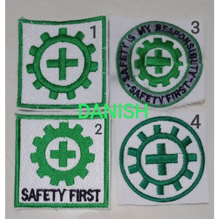 bet bordir logo K3/ safety first