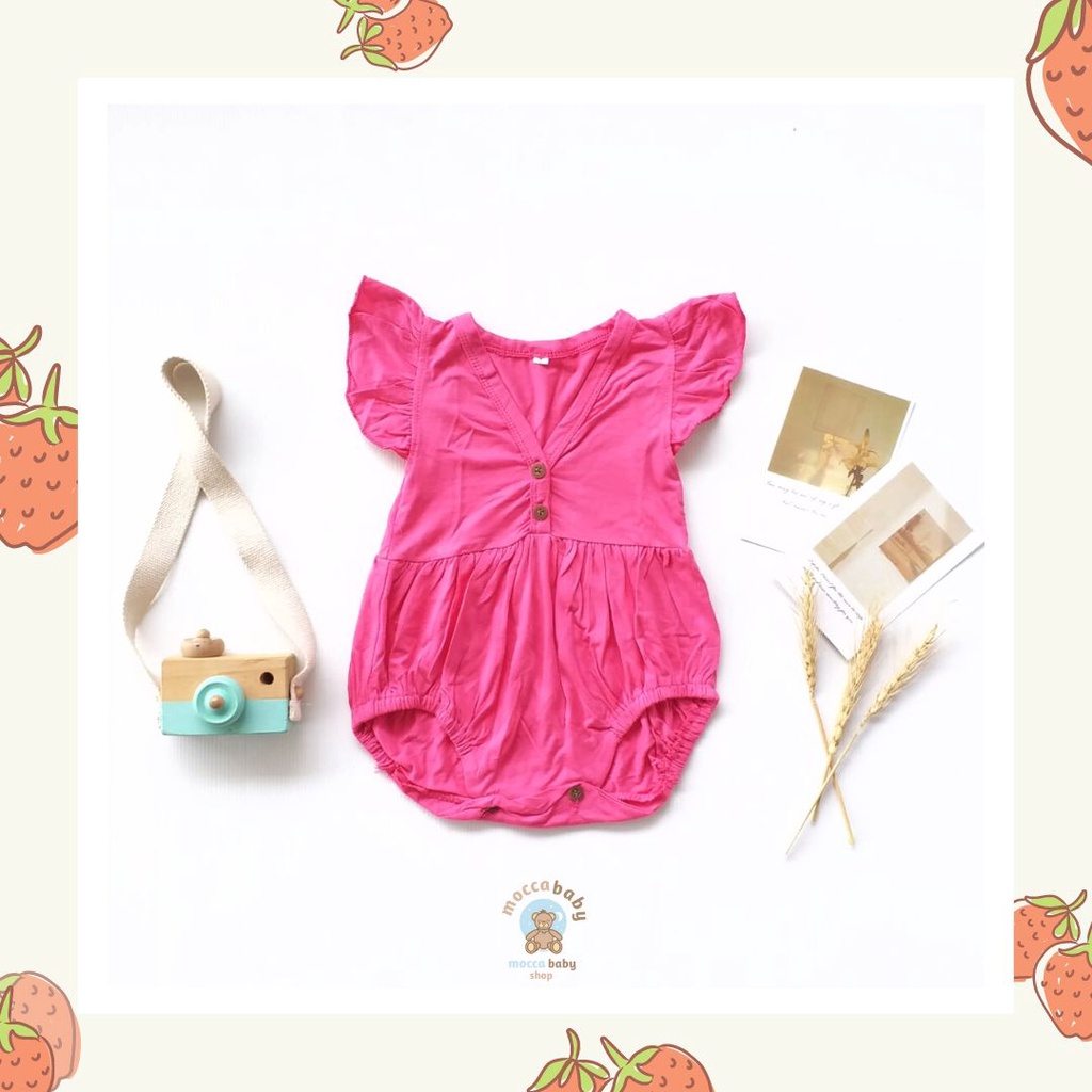 MBSS - JUMPER BABY RUFFLE / Dress Bayi Perempuan / Baju Bayi Cewek / Pakaian Bayi Perempuan Lucu