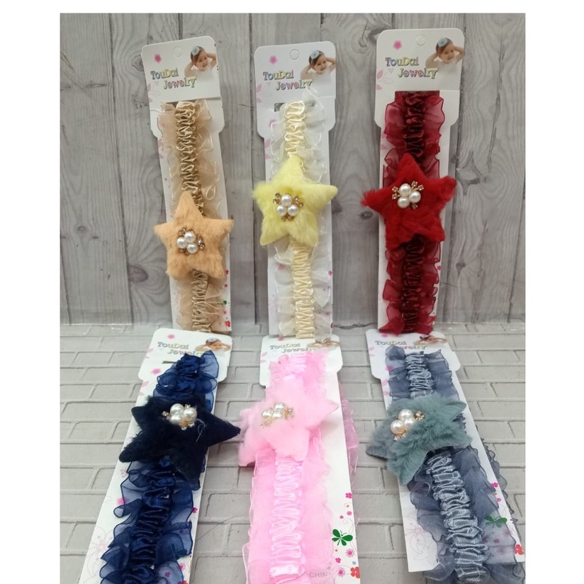 Bandana Bayi Karakter Lucu / Aksesoris Rambut bayi / Headband Baby