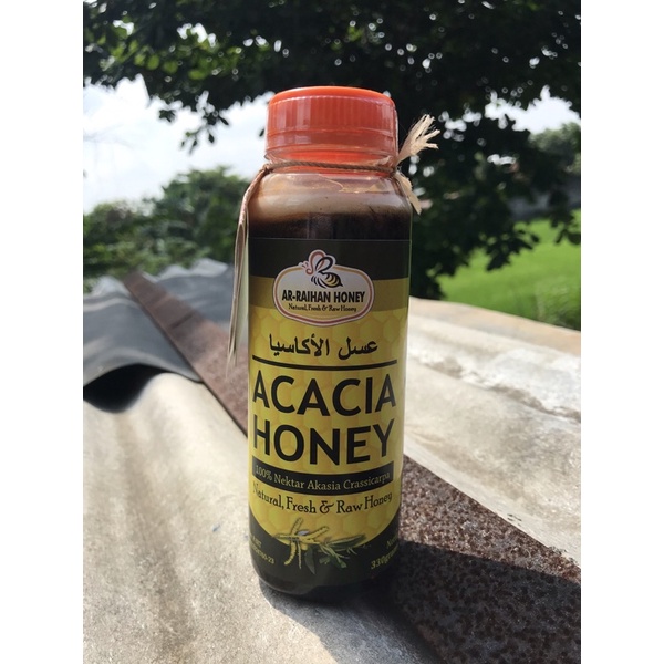 

(340gr) madu akasia raw Honey Full nektar Ar-Raihan Honey