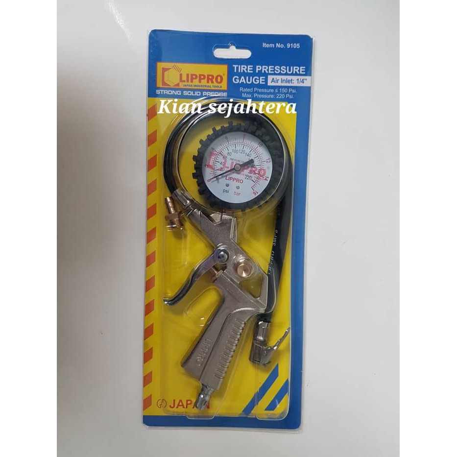 Tire inflator 3 in 1 9105 lippro- air inflator- ukuran angin