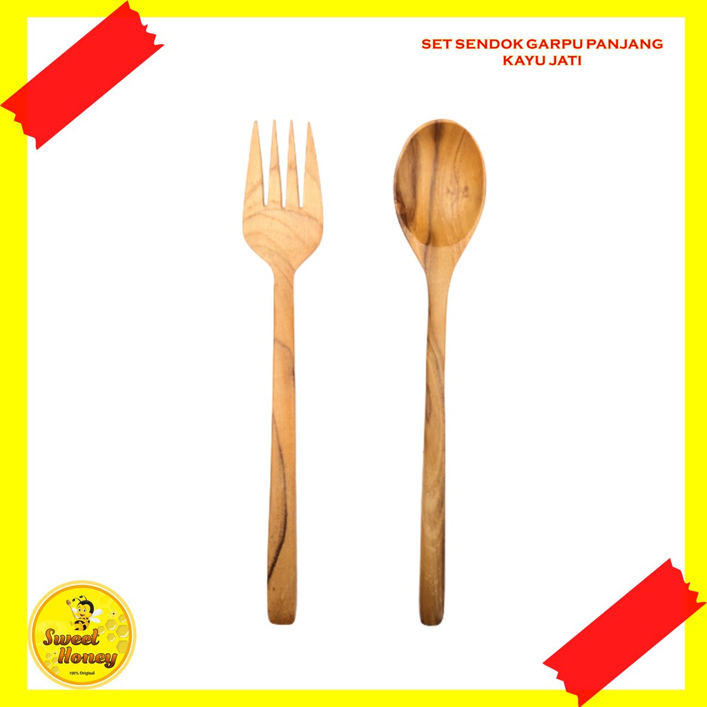 SET SENDOK GARPU PANJANG HANMADE KAYU JATI | Shopee Indonesia