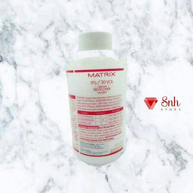 Matrix Oxidant Cream Developer 9%/cairan untuk bleaching/pewarna rambut/bleaching rambut/matrixmurah