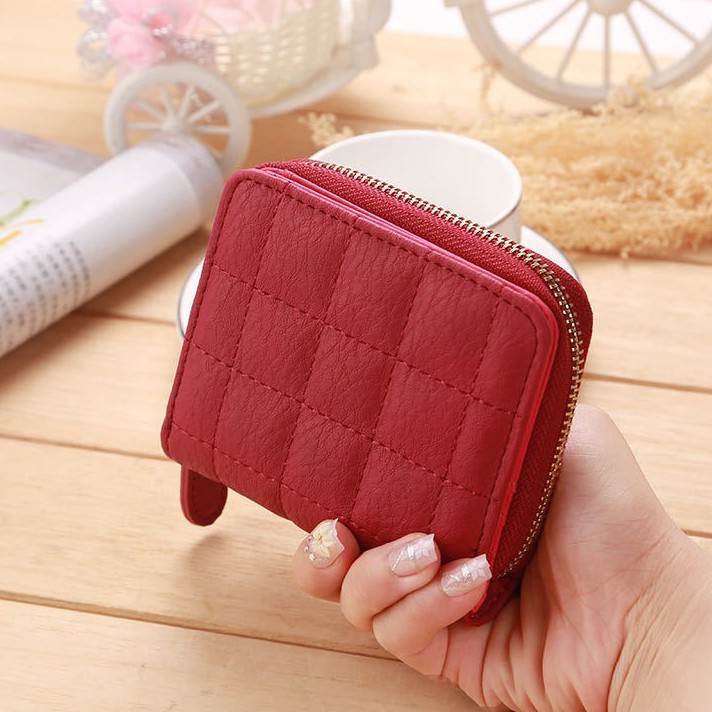 [ OBRAL ] Dompet fashion korea wanita cewek multi fungsi  bahan premium import hitam pink abu DC009