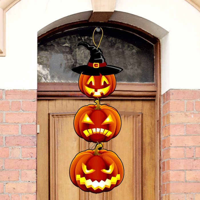 Gantungan Labu Susun Dekorasi Banner Pumpkin Jack O Lantern Halloween