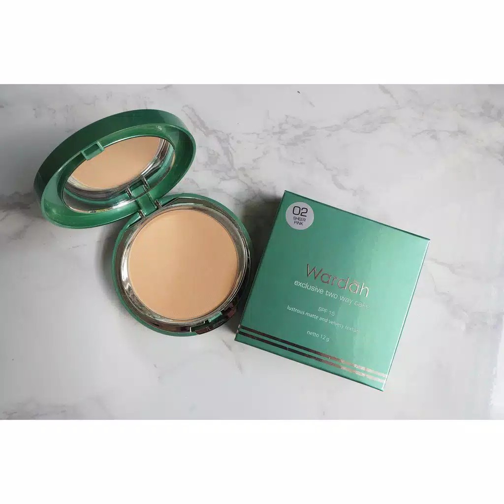 WARDAH EXCLUSIVE TWO WAY CAKE SPF15 [Kemasan Baru]