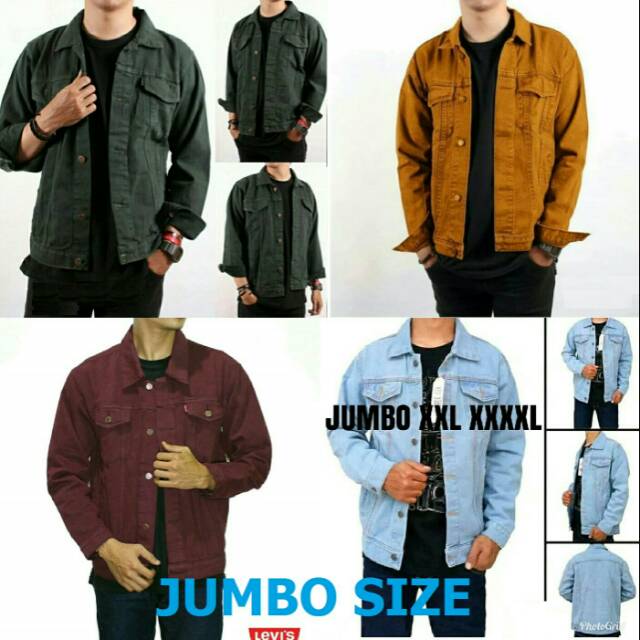 Jaket Jeans Jumbo XXL - XXXL