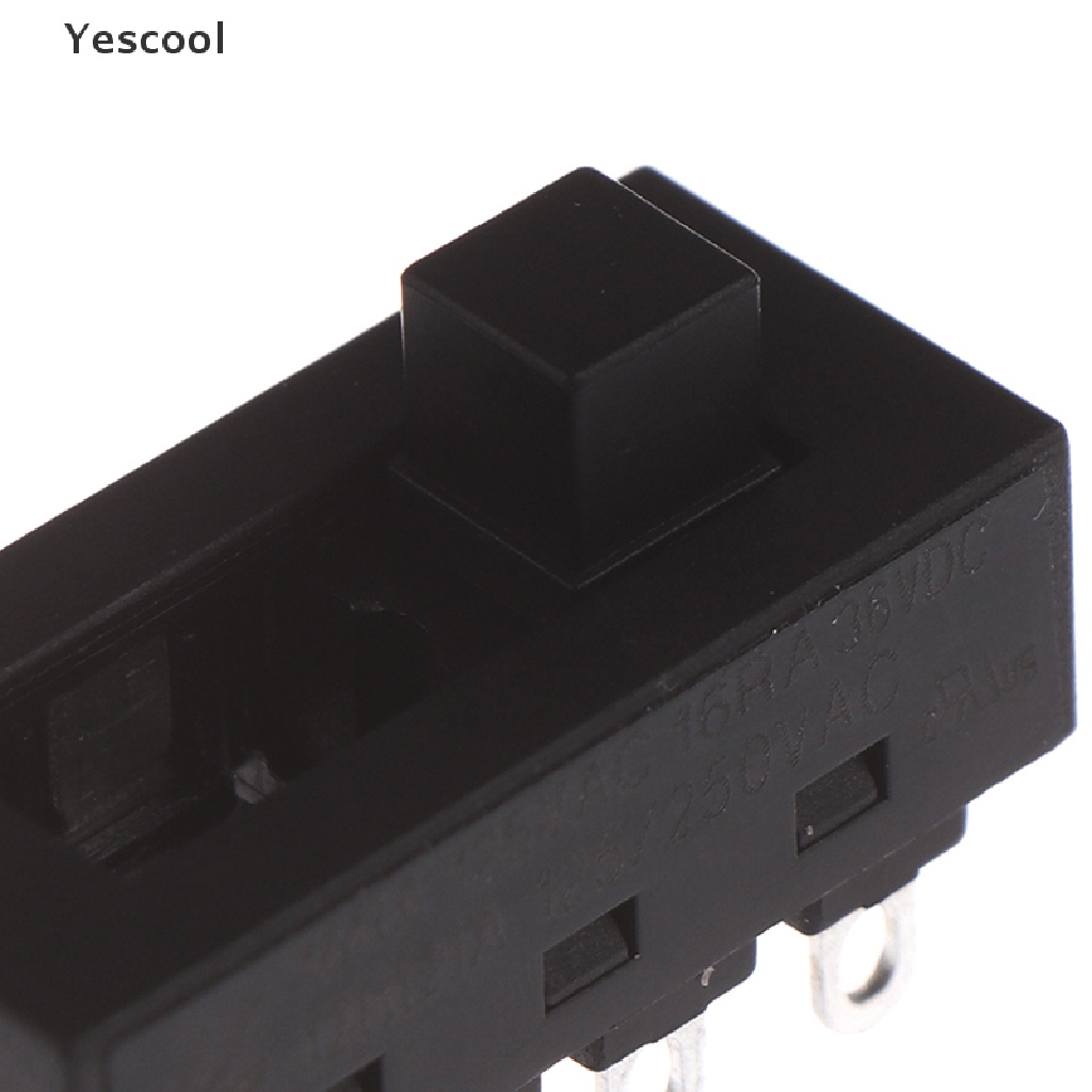 Yescool 2pcs 12A 250V 3 Position 8 Pin Toggle Slide Switch LQ-103H Hair Dryer Switch .