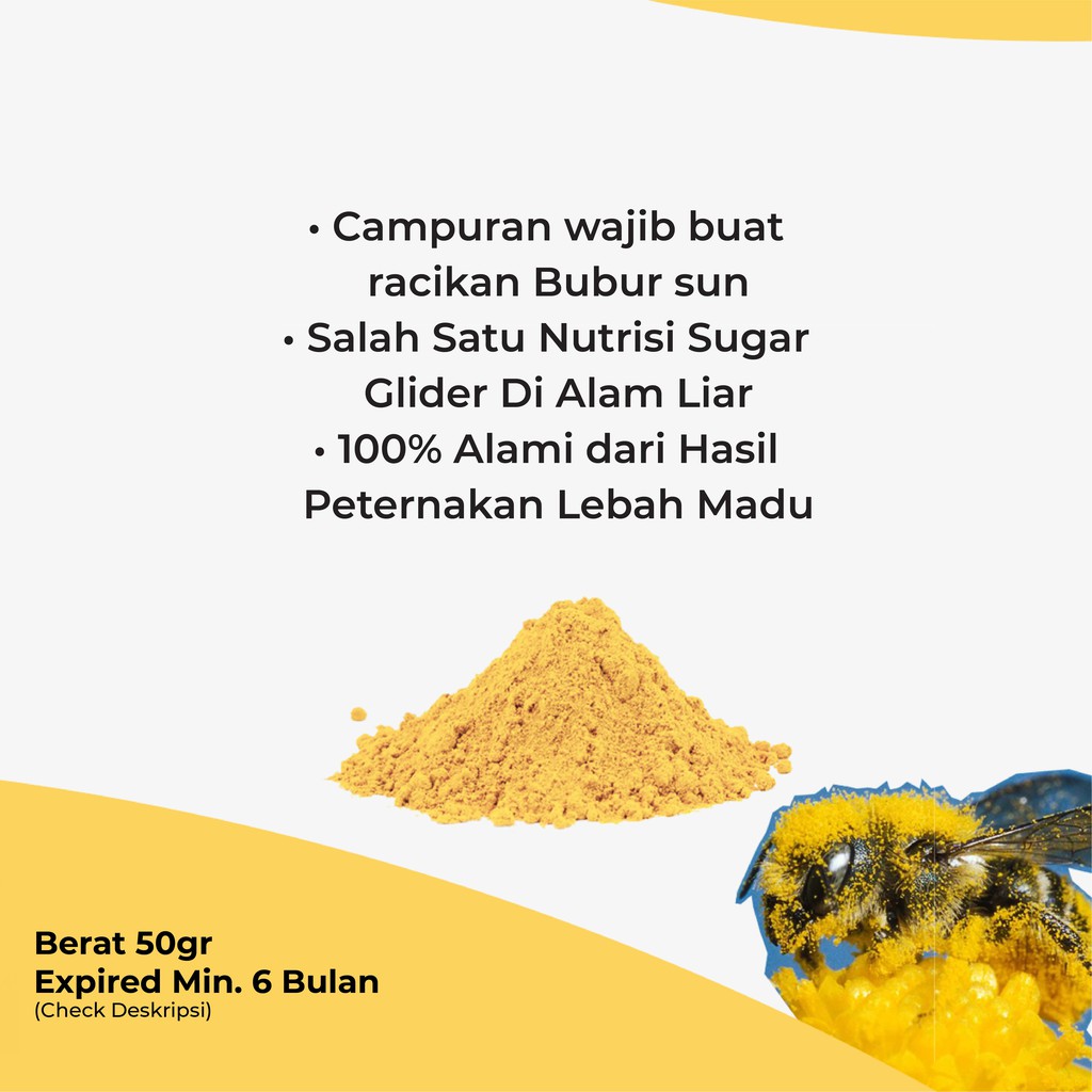 ADEWAP GLIDER Premium Bee Pollen Sugar Glider