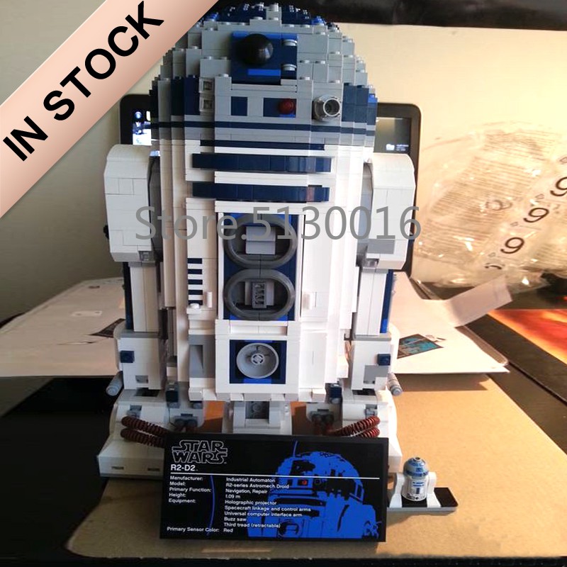 Mainan Lego In Stock 05043 The R2-D2 Robot 2127pcs Star Movie Wars Model Building Blocks Compatible