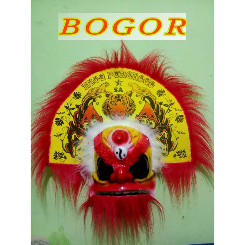 mainan anak topeng barong barongan topeng barongsai topeng reog