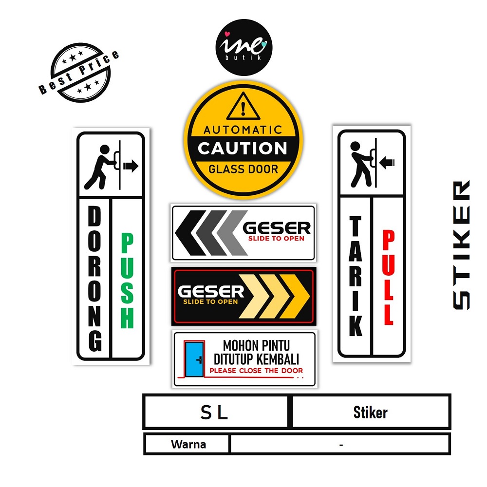

STIKER PINTU | STIKER MOHON PINTU TUTUP KEMBALI | STIKER PINTU GESER | STIKER PINTU TARIK DORONG | STIKER PINTU OTOMATISSTICKER PLEASE CLOSE THE DOOR