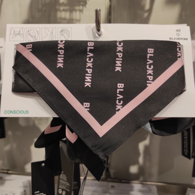 Grosir (SSC) scarf BlackPink H&M Original store (READY) Premium Termurah