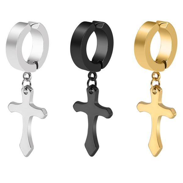 EE0520 - Anting JEPIT Tanpa Tindik Pria Wanita Kpop Korea BTS EXO GOT7