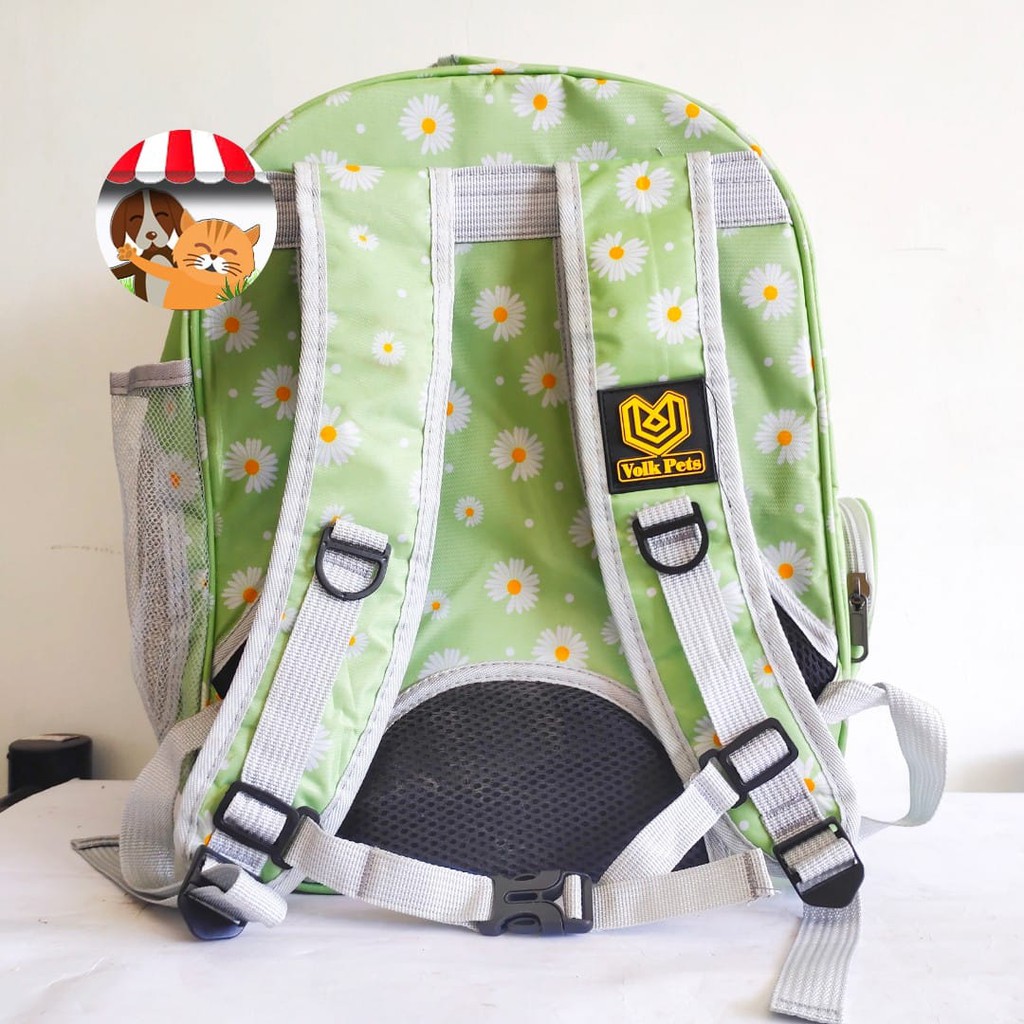 Tas Ransel Kucing Anjing Transparan Astronot Polos Bear Capsul Pet