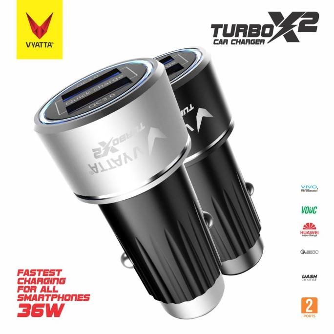 Asli - Vooc X2 Ports Dual 2 Vivo Turbo Car Engine Qc3.0 Charger Vyatta Nkx0P4V02M