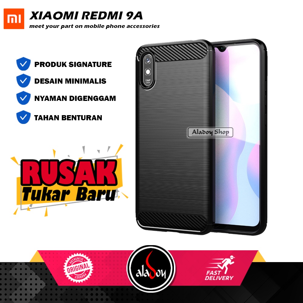 Case XIAOMI REDMI 9A Ultra Slim Carbon Premium Softcase