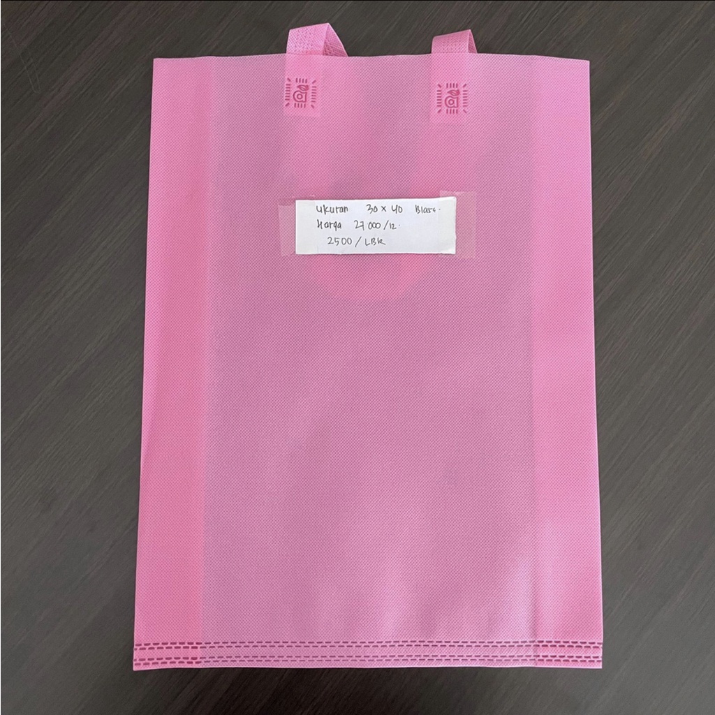 

Tas Kain Kanvas 30x40x8 / Goodie Bag / Tas Spunbound Jahit / Tas Souvenir / Dust Bag / Pouch 30x40 / Tas Kain Kantong Polos Goodiebag Souvenir Hampers Ultah