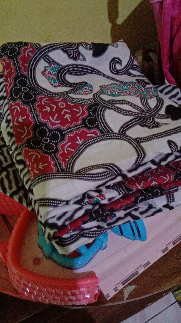 Batik Couple Keluarga Sania Ruffle Ori Ndoro Jowi Dnt Motif Morena