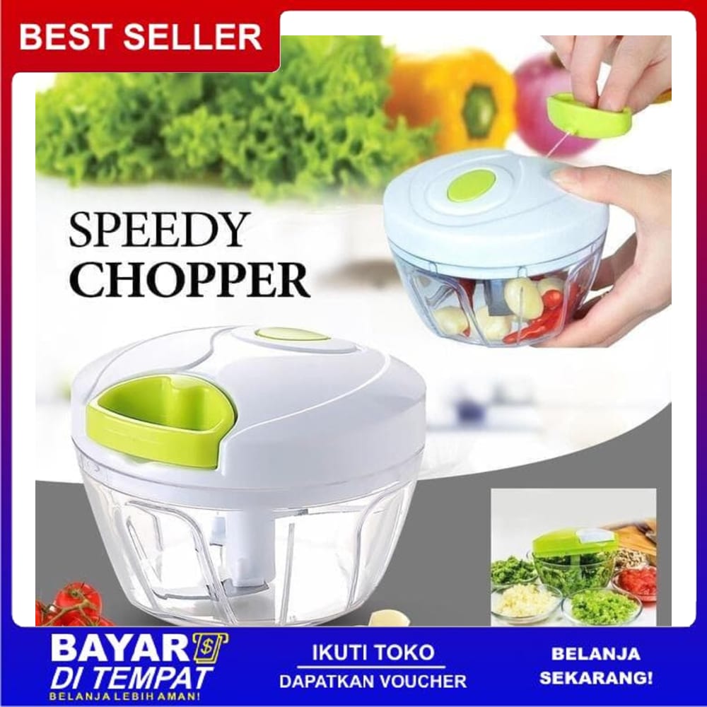 Blender Tarik Tangan Manual Speedy Chopper alat pemotong sayuran buah FF