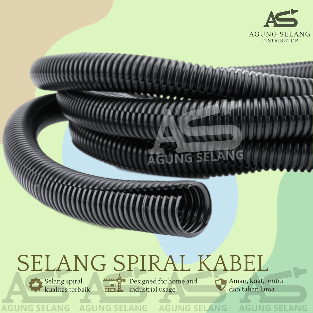 Jual Selang Spiral Mm Flexible Belah Untuk Kabel Mobil Motor Murah Shopee Indonesia