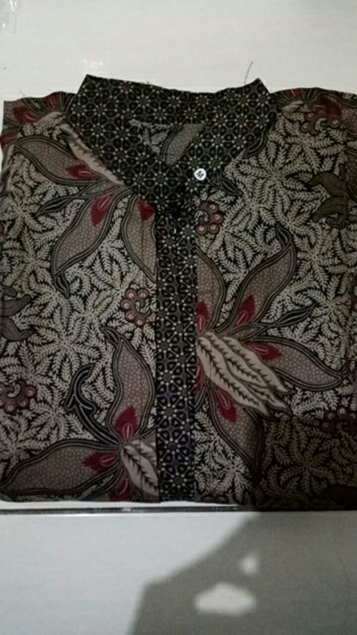 Marwa Batik Batik Gamis Busui Friendly Big Size Kode 04