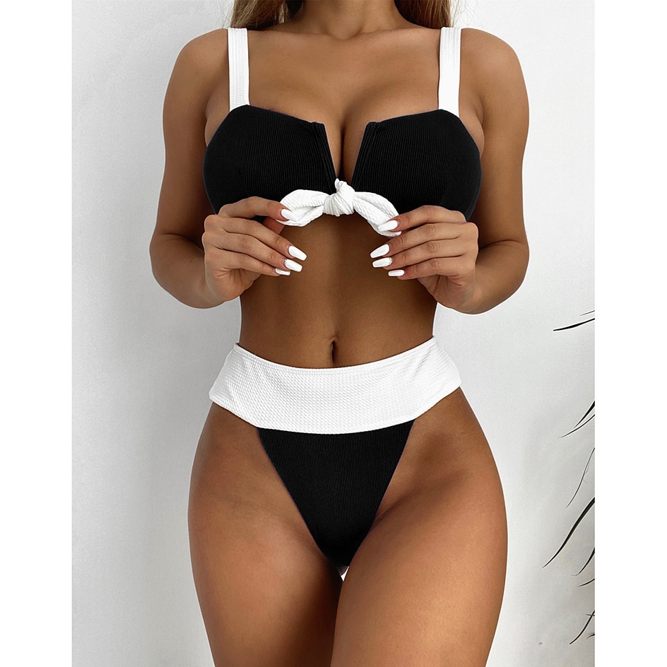 PREORDER Sexy Thong Bikini 2021 Swimsuit Female Bathing Suit Women`s Swimwear Push up Bikini Set Swi