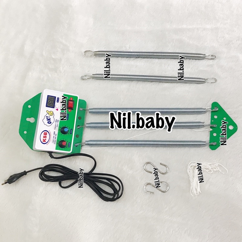 Ayunan listrik MURAH buaian baby elektrik OTOMATIS ayunan bayi elektrik aman anak musiko-5