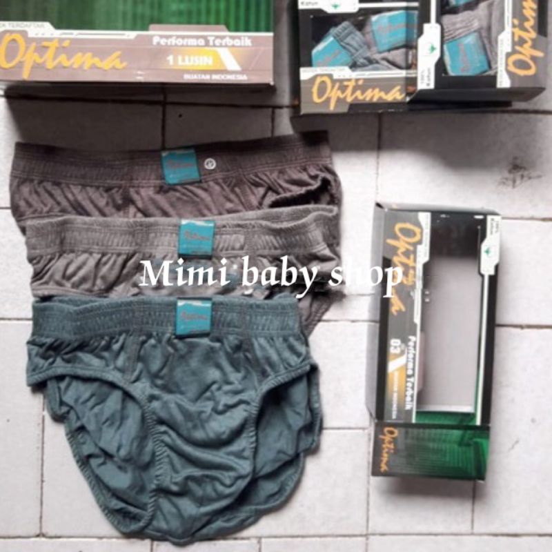 Celana dalam pria murah 3pcs / celana dalam pria OPTIMA / sempak cowok murah