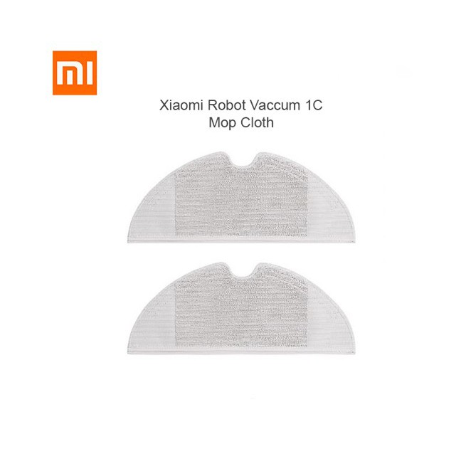 Refill Mop Pad Kain Lap Microfiber 2pc Xiaomi Robot Vacuum Cleaner 1C