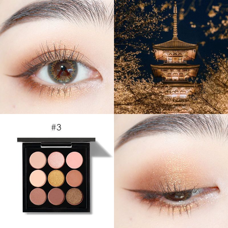 F86 FOCALLURE 9 Warna Eyeshadow palette mata kosmetik