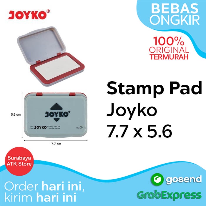 

Stamp Pad Joyko No. 00 Bak Stempel Bantalan Stampel