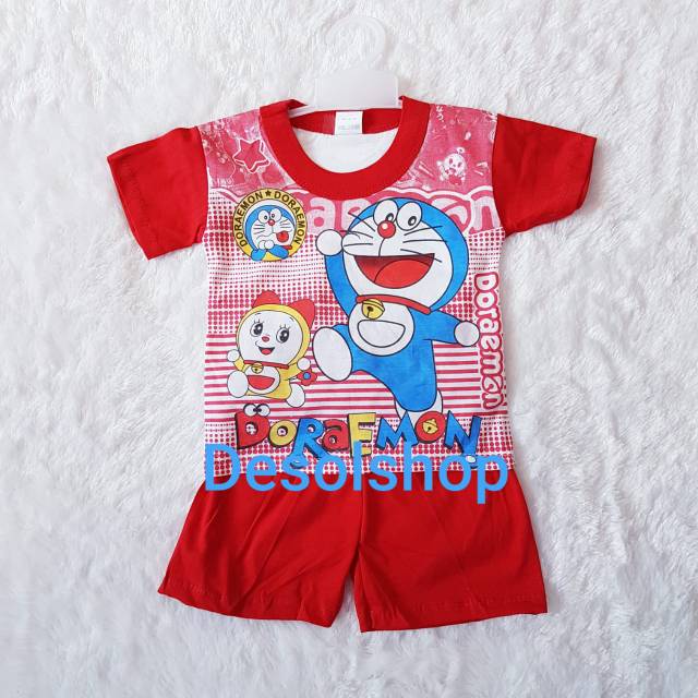 Stelan anak bayi cowok karakter doraemon